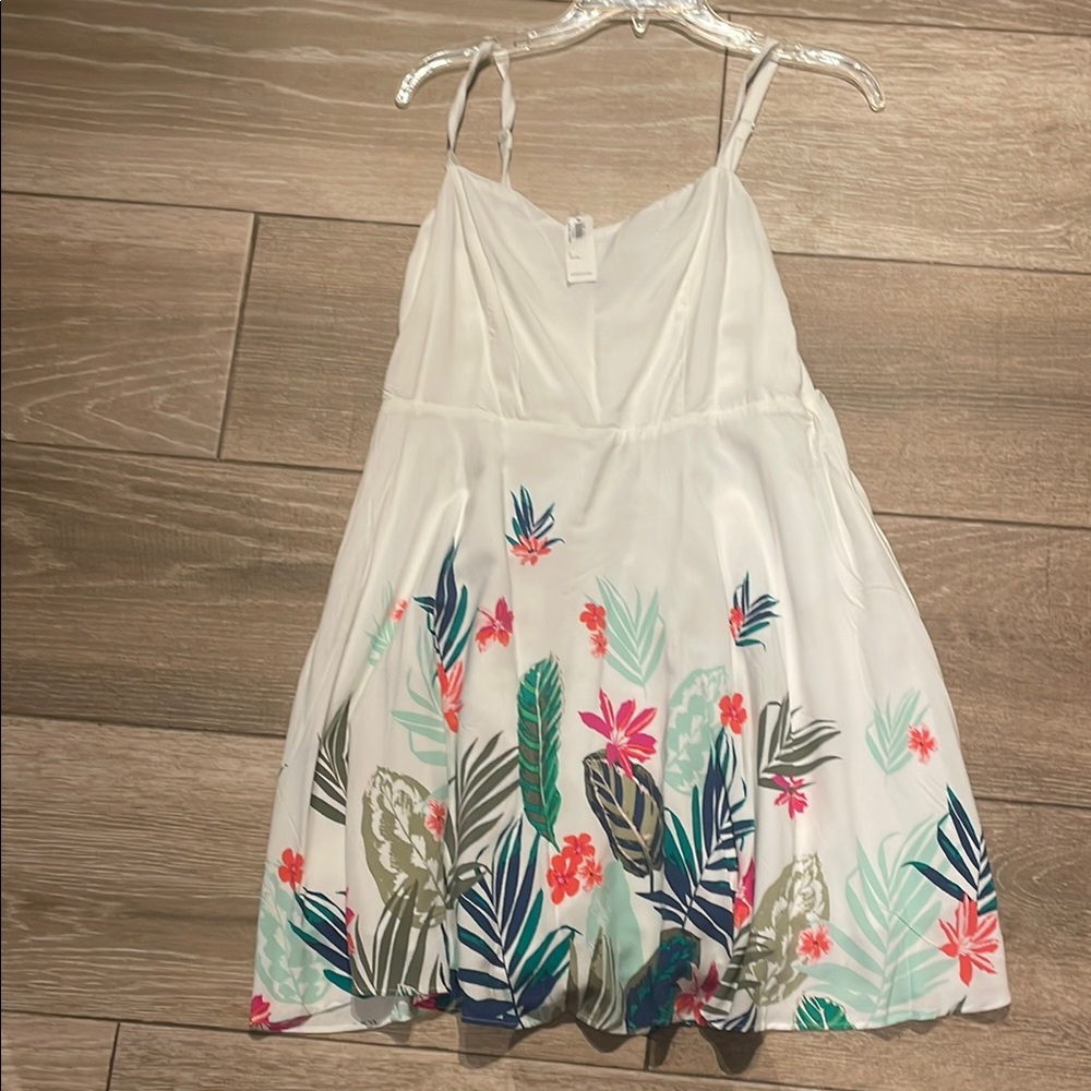Old Navy White Spaghetti Strap Mini Sundress
